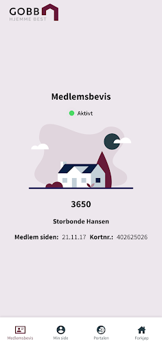 Android application Gjøvik og Omegn Boligbyggelag screenshort