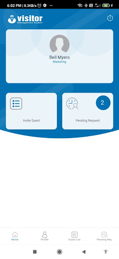 Visitor Management System Screen 3