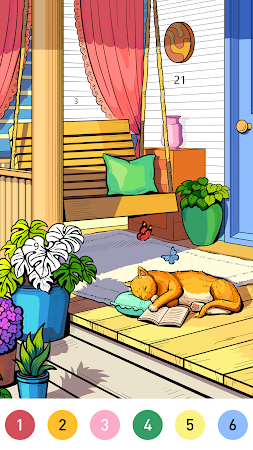 Game screenshot Dream Home Coloring book hack
