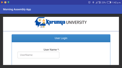 Morning Assembly App