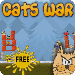 Icon image Angry Cats War: snowballs