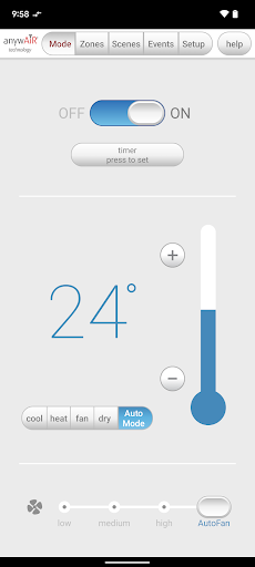 Android application anywAiR screenshort