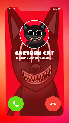 Cartoon Scary Cat Video Prank Screen 2