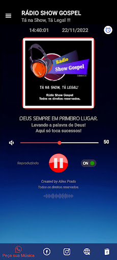 Android application Rádio Show Gospel screenshort