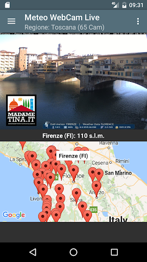 Android application Meteo WebCam Live screenshort