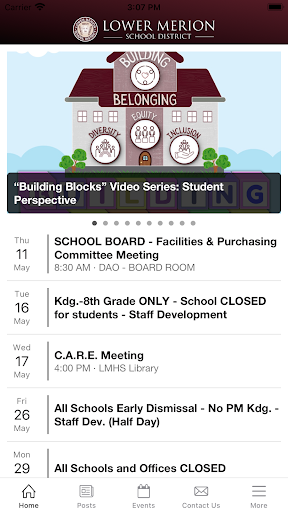 Android application Lower Merion School Dist. screenshort