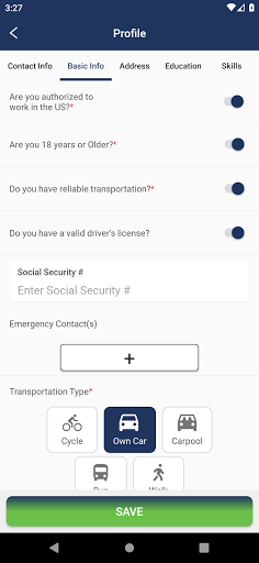 SASR Workforce Solutions Screen 3