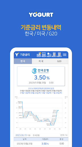 Android application 예금금리끝판왕 - 2024 예금금리조회 이자계산기 screenshort