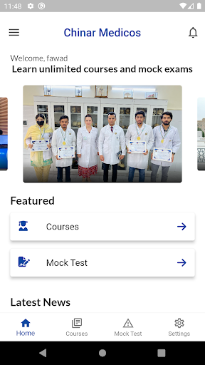 Android application Chinar Medicos screenshort