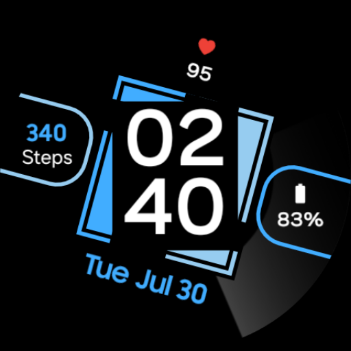 Galaxy Digital Watch Face screenshot 22