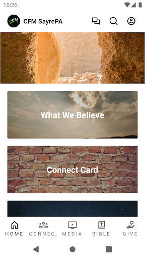 Android application Crossroads Family Ministries screenshort