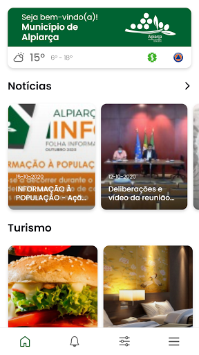 Android application Município de Alpiarça screenshort