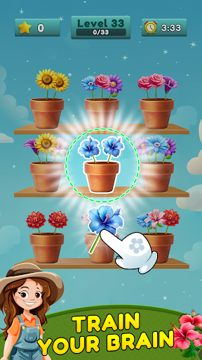Flower Matching Game Screen 2