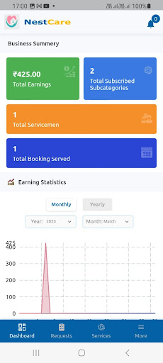 Nestcare Service Provider Screen 3