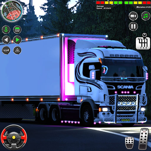 LKW-Spiel Euro-Truck-Fahren