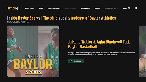 Baylor+ TV Screen 2