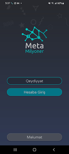Android application Meta Milyoner screenshort