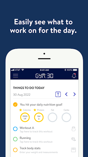 GYM30 FIT Screen 3