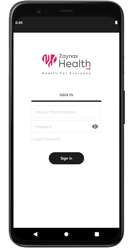 Android application Zaynax Health Doctor Panel screenshort
