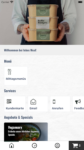 Inbox Meal Screen 2