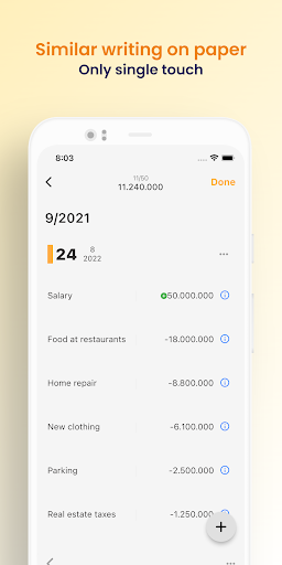 Tnote Transaction Note-Money