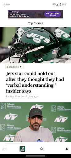 Android application NJ.com: New York Jets News screenshort