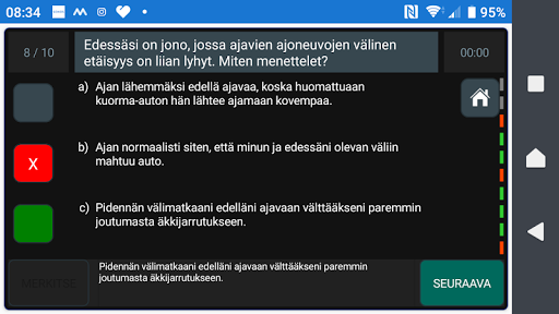 Biili D1 teoriakoe Screen 3