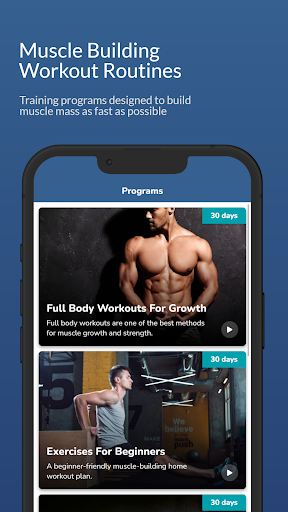 Mass Building Workout Plan Screen 2
