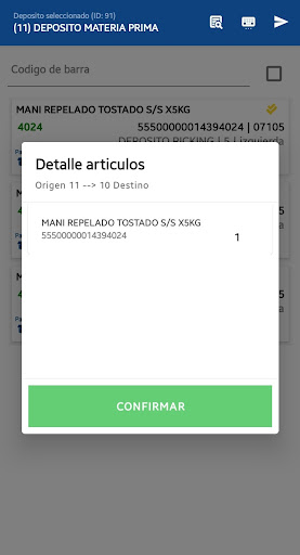 Action Transferencias Screen 3