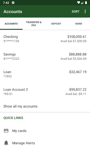 Cecil Bank Mobile Screen 3