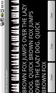 Morse Code Reader Screenshot