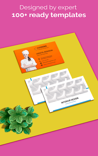 Screenshot of Business Card Maker, Templates