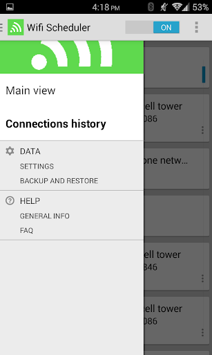 Wifi Scheduler Screen 2