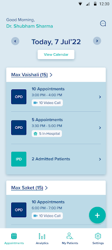 Max MyHealth Doctor Screen 2