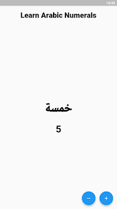 Learn Arabic numerals