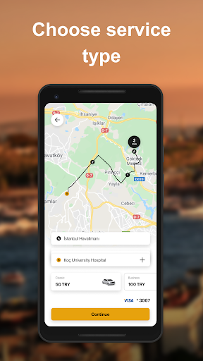 Afandem Taxi - Passenger Screen 3