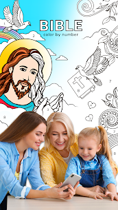 Bible Coloring Book by Number 1