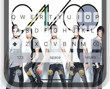 Handsome Cute CNCO Keyboard Theme 7.0 APK screenshots 3