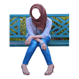 Hijab Selfie - Blue Jeans icon