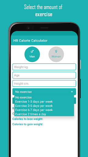 HB Calorie Calculator Screen 3