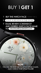 Floral Serenity Watch Face