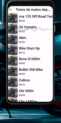 Motorcycle Ringtones Screen 3