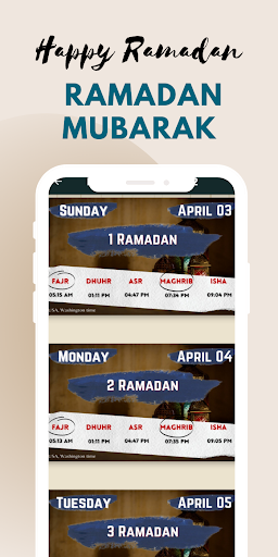 What is Ramadan Mubarak 2023 Screen 3
