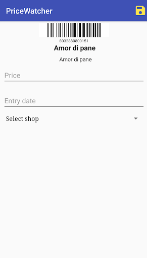 PriceWatcher Screen 3