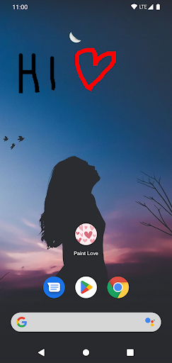 Paint Love - widget for couple Screen 2