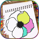 Flowers Drawing icon