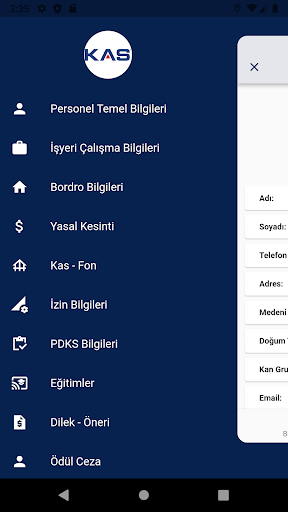 Android application KAS IK Mobil screenshort