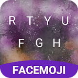 Purple Art  Emoji Keyboard Theme for Instagram icon