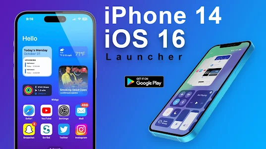 iPhone 14 Launcher iOS 16