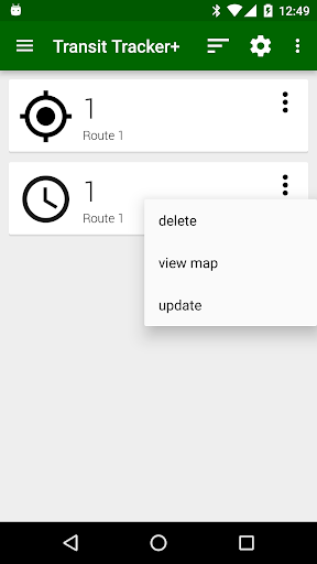 Transit Tracker - Cache Valley Screen 2